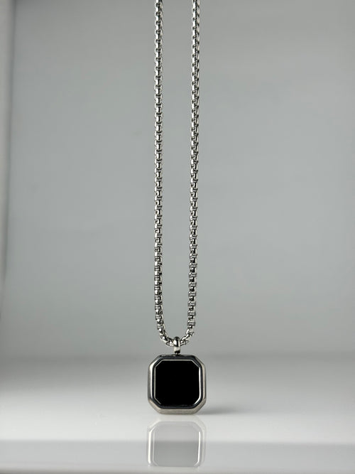 Black Onyx Pendant - Trifid