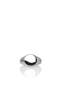 Round Silver Signet Ring - Trifid