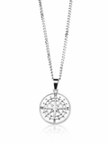 Silver Compass Pendant