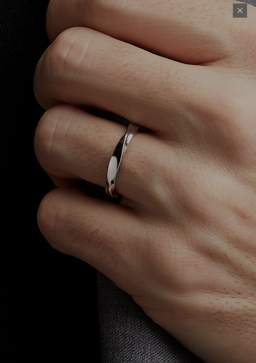 Silver Twist Ring